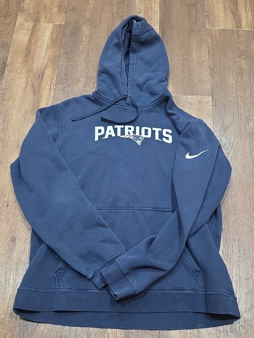 Nike New England Patriots Navy Hooded Sweatshirt